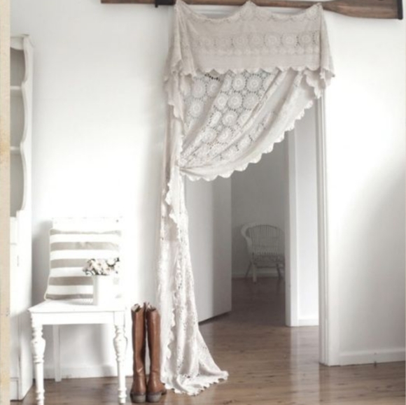 Handcrafted Other - Handcrafted Crochet Coverlet/Tablecloth